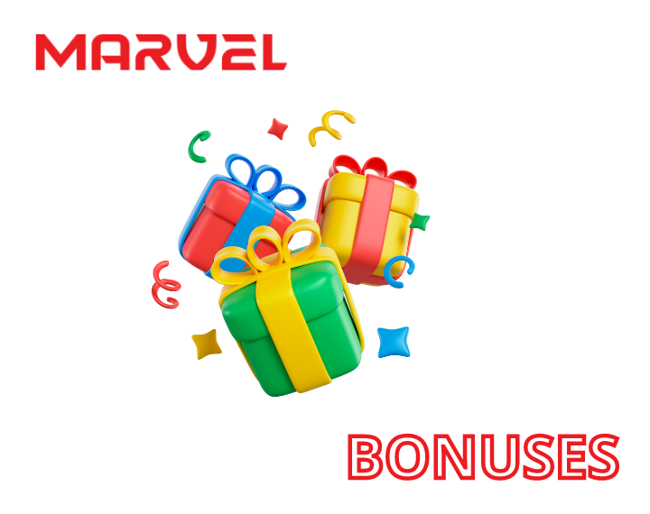 Bonuses at MarvelBet